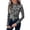 Grey, variant on LINGLANG Women’s Leopard Print Mesh Long Sleeve Top Slim Fit Ruffle Trim Sexy Fashion Tee under $5