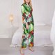 thumbnail image 3 of Balery Vegan1 Conjunto de Pijama con Estampado para Mujer, Conjunto de Dos Piezas con Manga Larga, Ropa de Dormir Suave con Bolsillos, Pijamas Cómodos-Small, 3 of 7