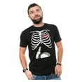 thumbnail image 2 of Mens Funny Halloween Costume Taco Shirt Skeleton Costume Halloween Gifts Halloween Party Shirt (3X-Large Navy Blue), 2 of 6