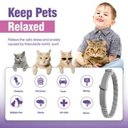 Sherry Calming Collar for Cats 4 Pack Calming Cat Collars Adjustable Soother Cats Calming Collars Anxiety Relief Stress Pheromone Collar for Cats Comfort Cat Calm Collars Lasts 30 Days