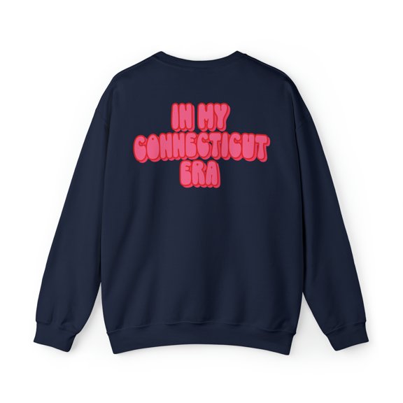 Connecticut Moving Away, Printed on BACK of Sweatshirt, Gifts, Crewneck