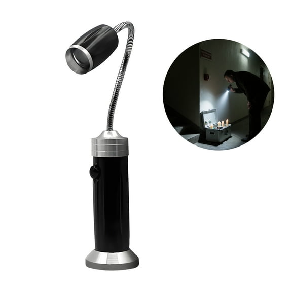 HIBIBUD Magnetic Work Light,Bends Easily Rechargeable Work Light,Magnetic Adsorption Work Light,Black1