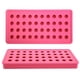 thumbnail image 2 of Molde para hacer bolas de hielo de silicona con 40 agujeros, bandeja para cubitos de hielo, molde para accesorios de barra de fiesta, color rojo rosa, 2 of 5