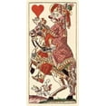 thumbnail image 2 of Gobl, Andreas Benedictus 9x14 Gold Ornate Wood Framed with Double Matting Museum Art Print Titled - Knight of Hearts (Bauern Hochzeit Deck), 2 of 4