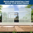 thumbnail image 3 of GloryStar Rustproof Freestanding Metal Privacy Screen Fence, Weather-Resistant Decorative Leaves Panel, Simple Installation for Use on Patio, Deck, Balcony, Garden or Inside the Home, 3 of 8