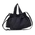 thumbnail image 1 of Bolso de hombro de gran capacidad, bandolera para desplazamientos, fiestas de cumpleaños, viajes, calle. negro, 1 of 10