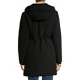 thumbnail image 2 of Lucky Brand Womens Hooded Raincoat,Black,L, 2 of 3