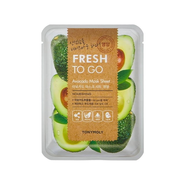 Mascarilla facial TonyMoly Fresh To Go aguacate 20 g