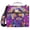 Cute Dog and Star, variant on 3 Ring Zipper Binder with Shoulder Strap Waterproof Trapper Keeper 2 Inch D-Ring 500 Sheets Capacity Cute Penguin and Telescopes