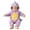 Purple, variant on Zylarhe Baby Dinosaur Halloween Outfits Cute Hooded Onesie Rompers Toddler Green 1-3 Months