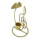 thumbnail image 1 of Candelabro con forma de hoja de Ginkgo, candelabro decorativo de hierro para centro de mesa, sala de estar Oro, 1 of 9