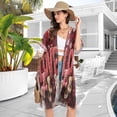 thumbnail image 5 of BZSMCE Women Creatively Floral Love Print Beach Cover-ups Size:S-2XL, 5 of 7