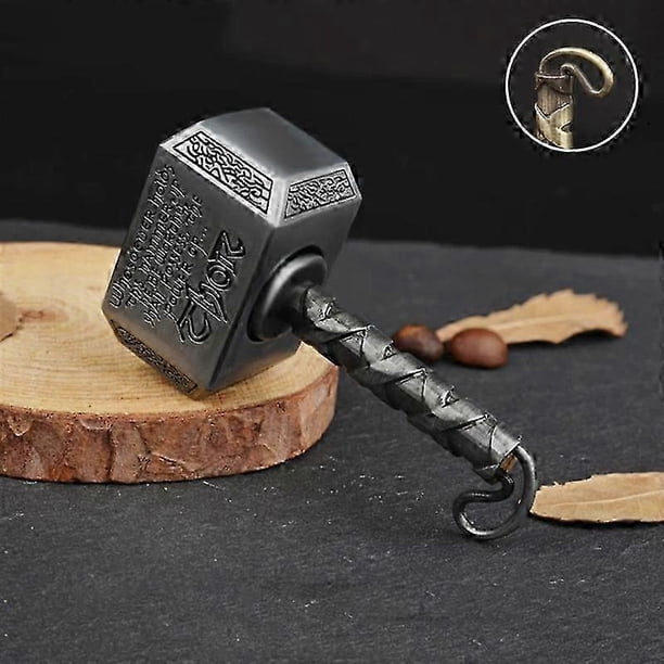26-27 Cool Hammer Fidget Spinners Metal Fidgeting Hand Finger Stress Relief Toys Anti Anxiety Gyro Birthday Xmas Gifts for Kids Adults