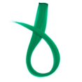 thumbnail image 1 of Set 10 Extensiones de Cabello HUA MIAN LI Sintetico 22pulg Niña Mujer Verde HUA MIAN LI HML84733, 1 of 2