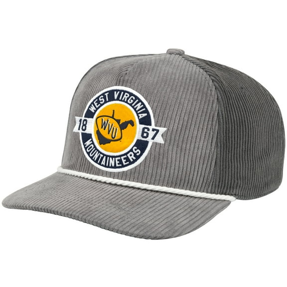Men's Colosseum Gray West Virginia Mountaineers Where's My Hat Podium Adjustable Trucker Hat