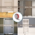 thumbnail image 2 of Draft Excluder for Doors Seal Strip, 1Pcs Draught Door，Bathroom Bottom Waterproof Excluder，Plastic Tape Protector Doors，Adhesive Sealing Soundproof Resistant Wind Dust(White), 2 of 9