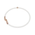 thumbnail image 1 of Collar Swarovski Nice | Pluma | Blanco | Baño Tono Oro Rosa 5669221 | Baño De Oro Rosa 14K | Joyería De Lujo Para Mujer | Ideal Para Regalo Elegante, 1 of 5