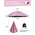 thumbnail image 3 of Sombrero tipo paraguas NOUCCI, ligero para sol y lluvia, se adapta a 53 a 64 cm, 3 of 9