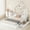 White#6AAK, variant on Bed Frames Wood Queen Size House Platform Bed with Guardrail and 2 Drawers, White,Adjustable Bed Base