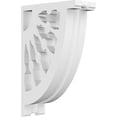 thumbnail image 1 of Ekena Millwork CORP01X04X07CW Corbeille de Roue de Wagon Classique - 7 x 1.87 x 4.5 Po., 1 of 1