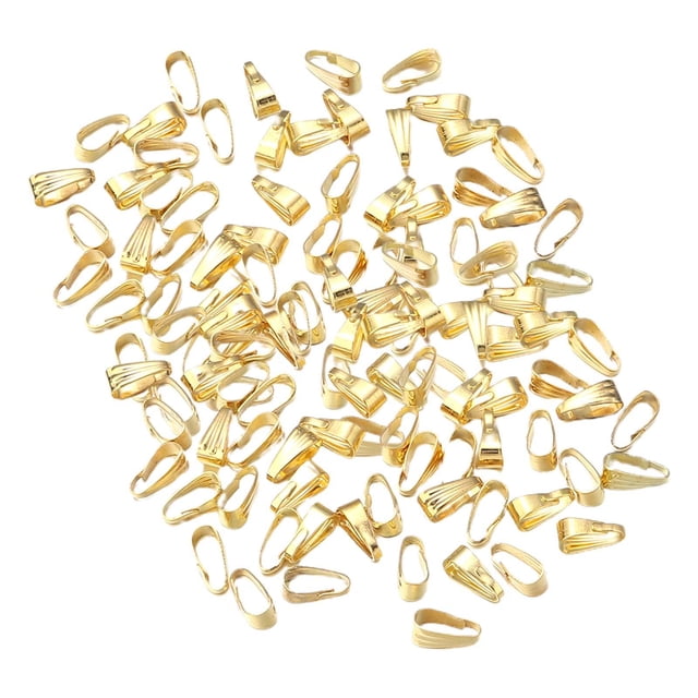 200 cierres de , ganchos para collares, suministros de joyería, hebilla, conectores de fianza de garra de metal para hacer pulseras, dijes Dorado