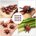thumbnail image 3 of OULII 22Pack  Supplies PVC Red Ladybug Figurines for Party Favors, 3 of 8
