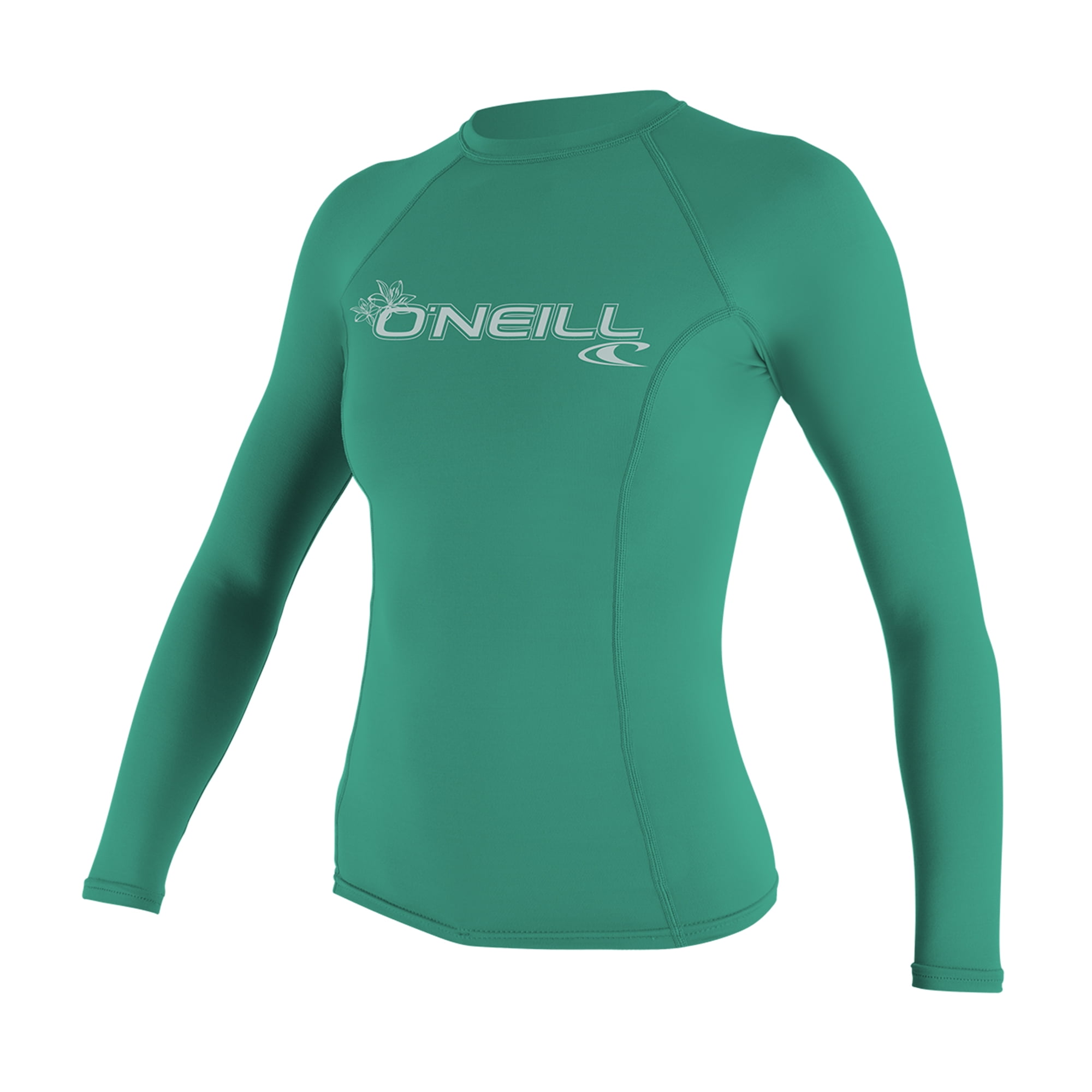 ONeill Girls Premium Skins UPF 50 Short Sleeve Rash Guard Fresh Mint/White/Fresh Mint 8 