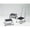 Chrome, variant on Tech Med 4351BLK Foot Stool, Black