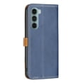 thumbnail image 3 of Premium Leather for Motorola Moto G200 5G Case, Kickstand Card Holder  Wallet Flip Protective Shockproof Folio Magnetic Classic Phone Case Cover for Motorola Moto G200 5G 6.8 inch,Blue, 3 of 8