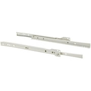 Steelex D4312 12-Inch Euro-style Self-Closing Kitchen Bath Drawer Slides, White