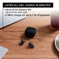 thumbnail image 4 of Sony LinkBuds Open Truly Wireless Earbud Headphones with an Open-Ring Design for Ambient Sounds and Newly Developed Air Fitting Supporters, Black, 4 of 5