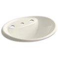 thumbnail image 4 of Kohler K-2839-8 Tides 20" Drop In Enameled Cast Iron Bathroom Sink - Grey, 4 of 8