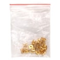 thumbnail image 2 of 160 piezas de pendientes de metal dorado con rollos antideslizantes para accesorios de joyería DIY, 2 of 5