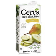 Ceres 100% All Natural Pure Fruit Juice Blend, Pear - Gluten Free, Rich in Vitamin C, No Added Sugar or Preservatives, Cholesterol Free - 33.8 FL OZ