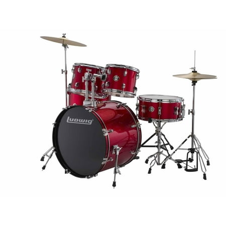 Ludwig Accent Series Drive Drum Set (Red Foil)