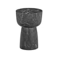 thumbnail image 2 of Pemberly Row Table d'Appoint Contemporain Noir en Faux Marbre pour Intérieur/extérieur, 2 of 5