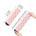 thumbnail image 4 of Fuzoiu Rabbit And Carrot Print Adult Socks, Crew Moisture-wicking Socks, Unisex Cushion Crew Socks,Casual Sports Ankle Socks, 4 of 7