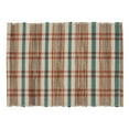 thumbnail image 4 of Saro Lifestyle Plaid Woven Water Hyacinth Placemat (Set of 4), 4 of 5