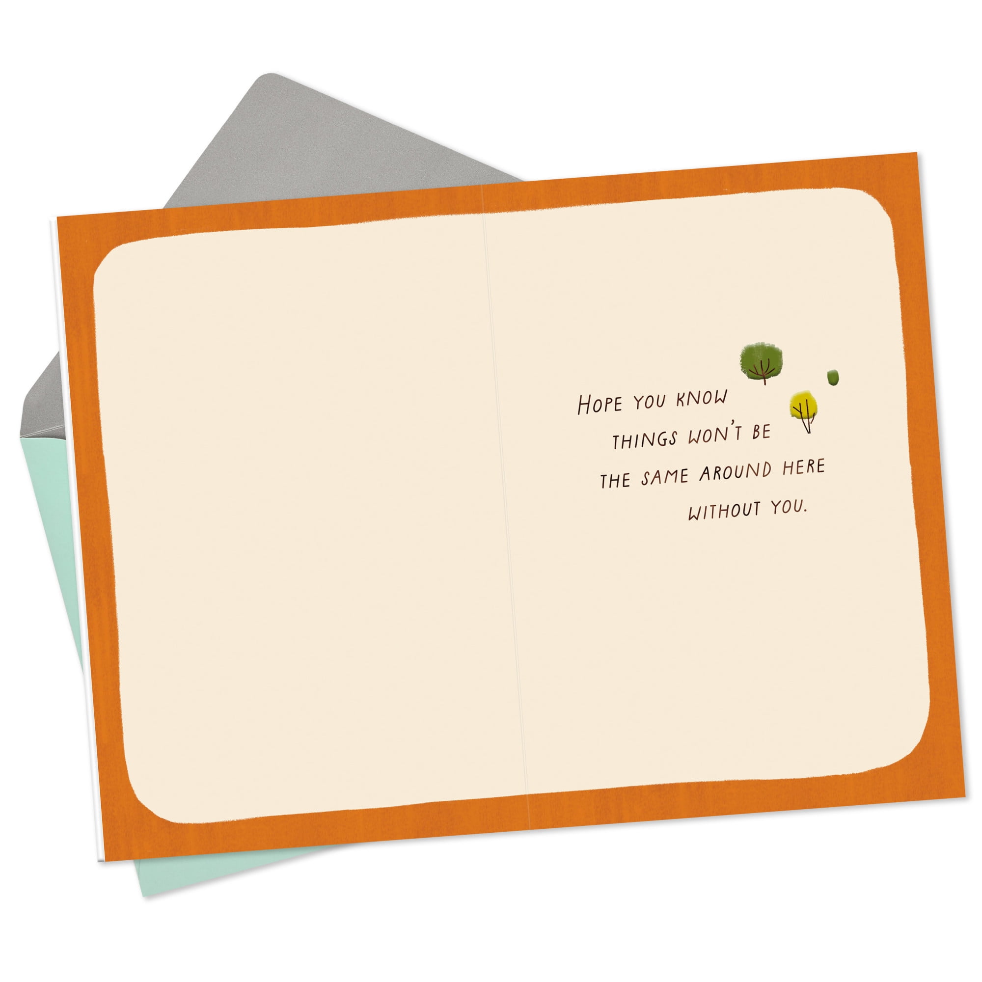 Hallmark Goodbye Card (Won't Be the Same Without You)