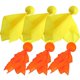 thumbnail image 3 of Sports Penalty Flag Football Tossing Flags Referee Use Rectangular 20x4cm 6Set, 3 of 4