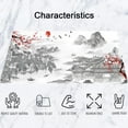 thumbnail image 5 of XXL Extended Cherry Blossom Mouse Pad Large Japanese Gaming Mousepad Waterproof Office Desktop Mouse Mat Non-Slip Rubber Base Stitched Edges Desk Pads(Size:35.4x15.7in), 5 of 6