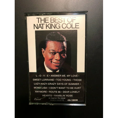 The Best of Nat King Cole Cassette Tape. Ships In