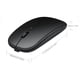 thumbnail image 4 of [Versión básica luminosa de modo único] Ratón inalámbrico recargable ultrafino gris mate Bluetooth 5.0 de modo dual teléfono móvil ratón de computadora tableta silenciosa, 4 of 8