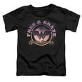 thumbnail image 2 of Wonder Woman Free and Brave Kids T Shirt (3) for Toddler Boys and Girls, Black, 2 of 4