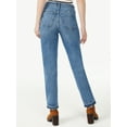 thumbnail image 3 of Free Assembly Women's Original 90's Straight Jeans, High-Rise, Relaxed Fit, 3 of 7