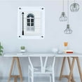 thumbnail image 5 of 8x8 Acrylic Floating Frame with Black Standoff Wall Mount Hardware, 5 of 8