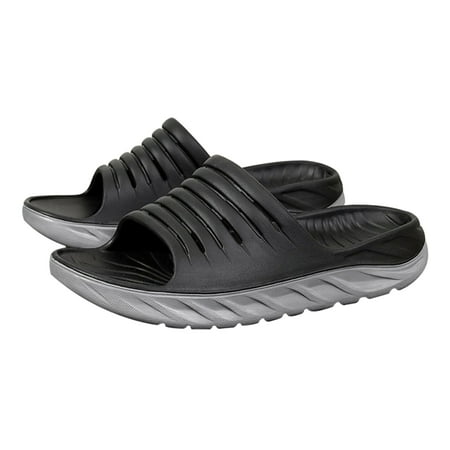 

Younar Platform Slide Sandals for Men| Comfortable Thick Sole Shower Shoes | Shock Absorbing Sports Slippers Lightweight Non-Slip Bathroom Sandals