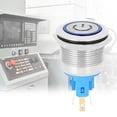 thumbnail image 4 of Interruptor de Botón de Metal BuyWeek 2 Piezas 22 mm CA 220 V 6 Pines, 4 of 8