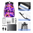 thumbnail image 6 of Gaeub Tropics Leaf School Backpack Waterproof Bookbag for Men Women College High School Bags, 6 of 8
