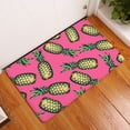 thumbnail image 2 of Felpudo de entrada decorativo con estampado de piña, Alfombra de cocina antideslizante, alfombra de baño, decoración del hogar, Alfombra de pasillo de estilo Tropical Fivean unisex, 2 of 2